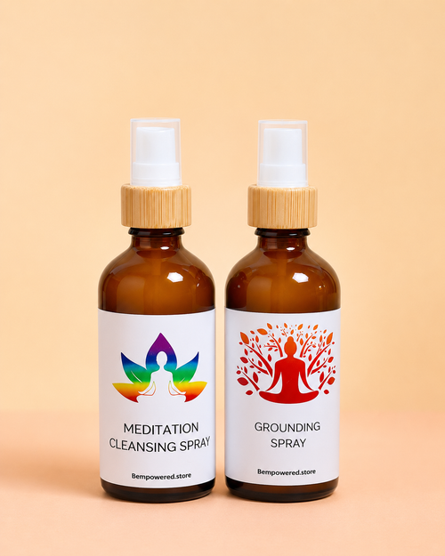 Meditation Cleansing Spray and Grounding Spray together
