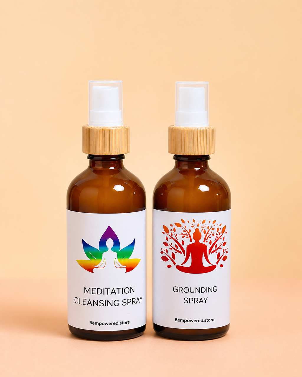 Meditation Cleansing Spray and Grounding Spray together