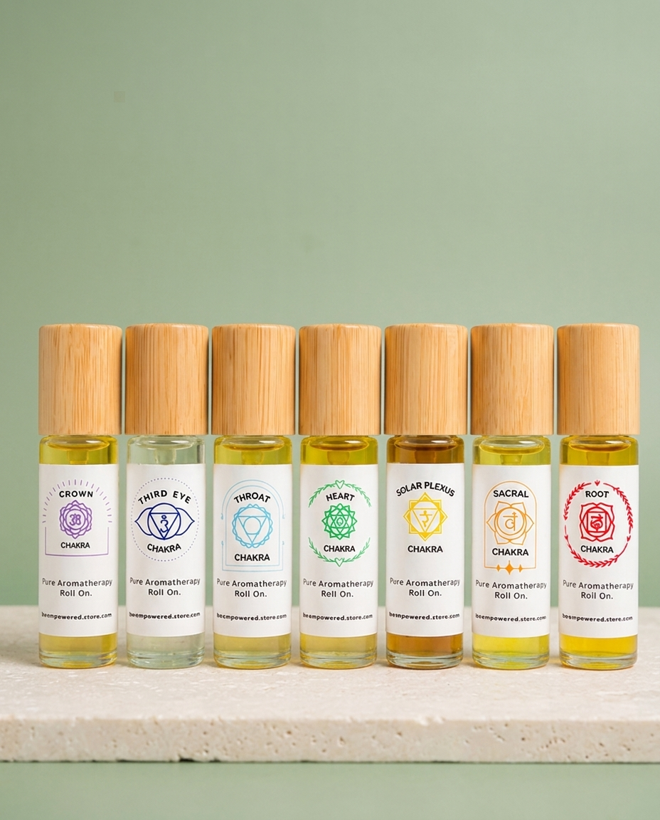 Chakra Roll-On Set — sage card