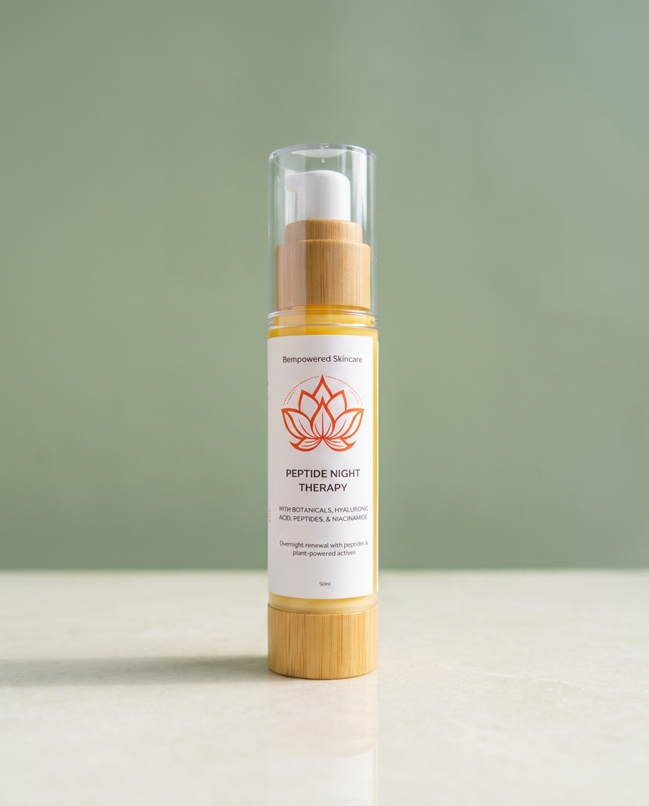 Peptide Night Therapy Cream — sage card
