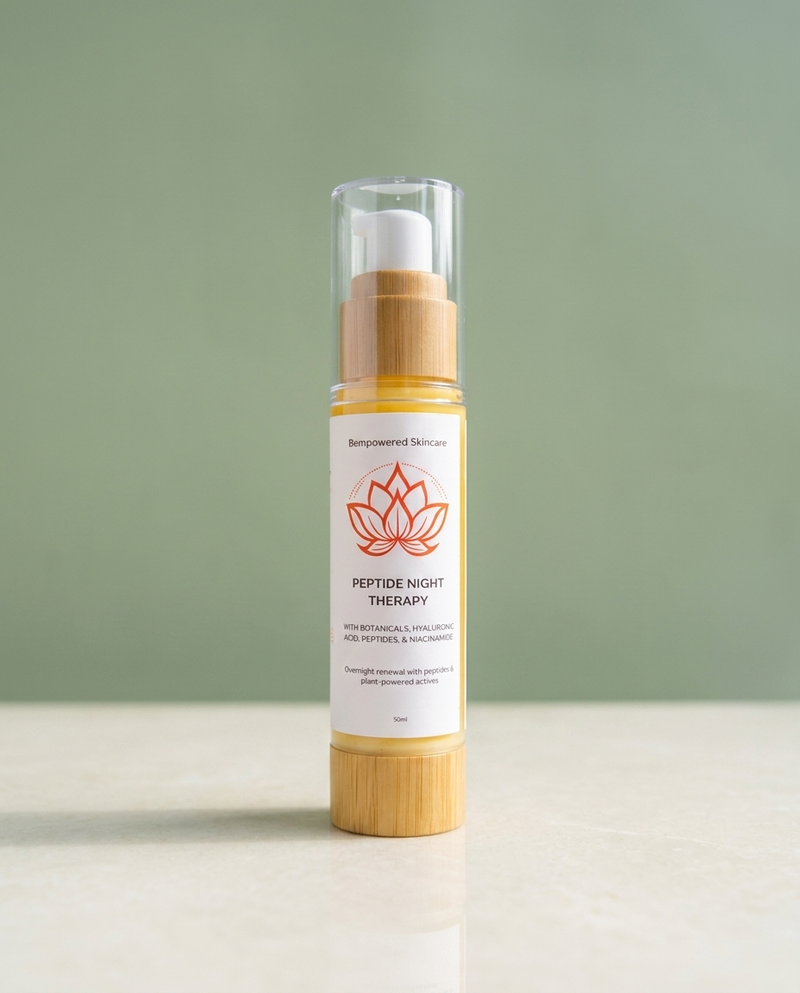 Peptide Night Therapy Cream — sage card