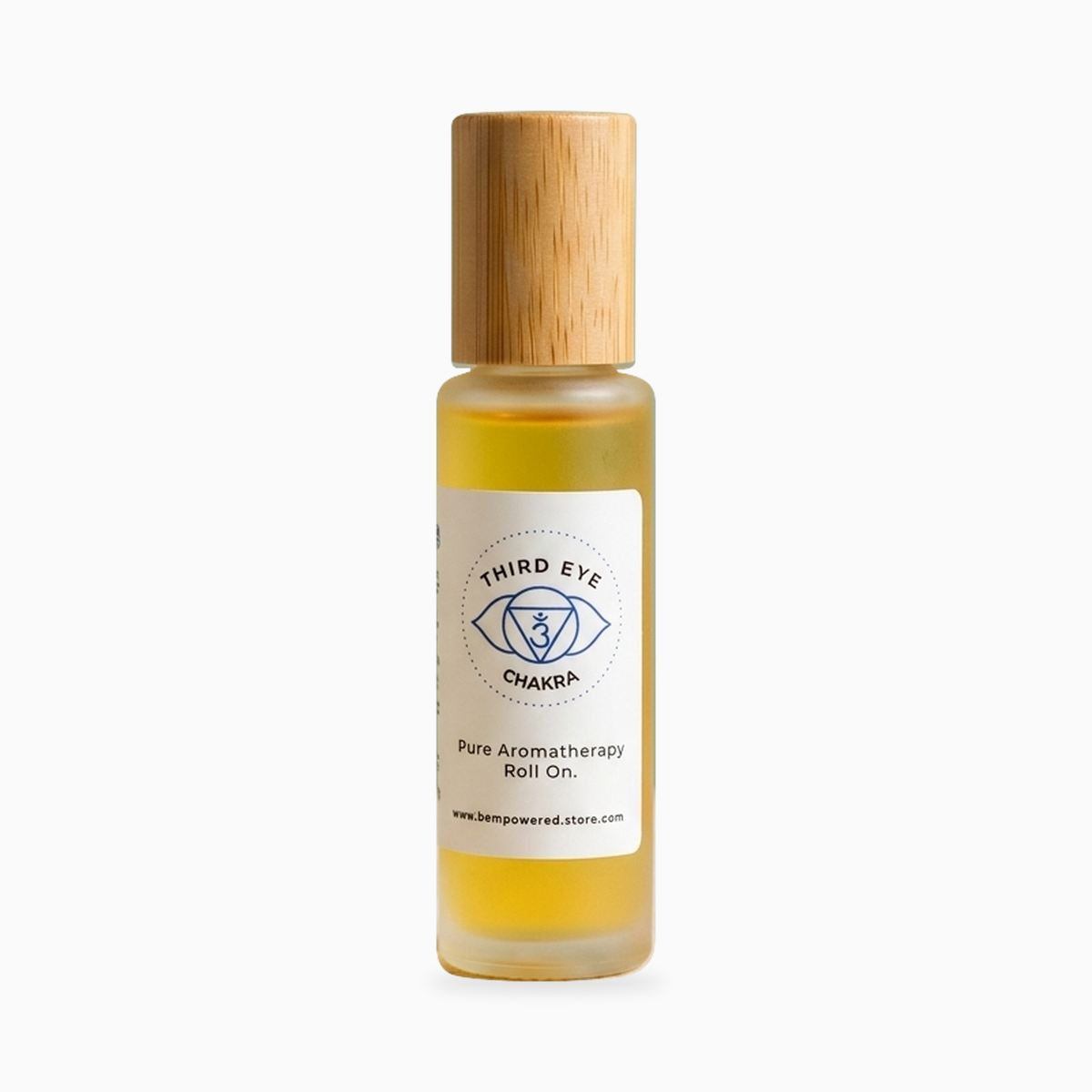 Third Eye Chakra Roll-On Blend on a soft white background