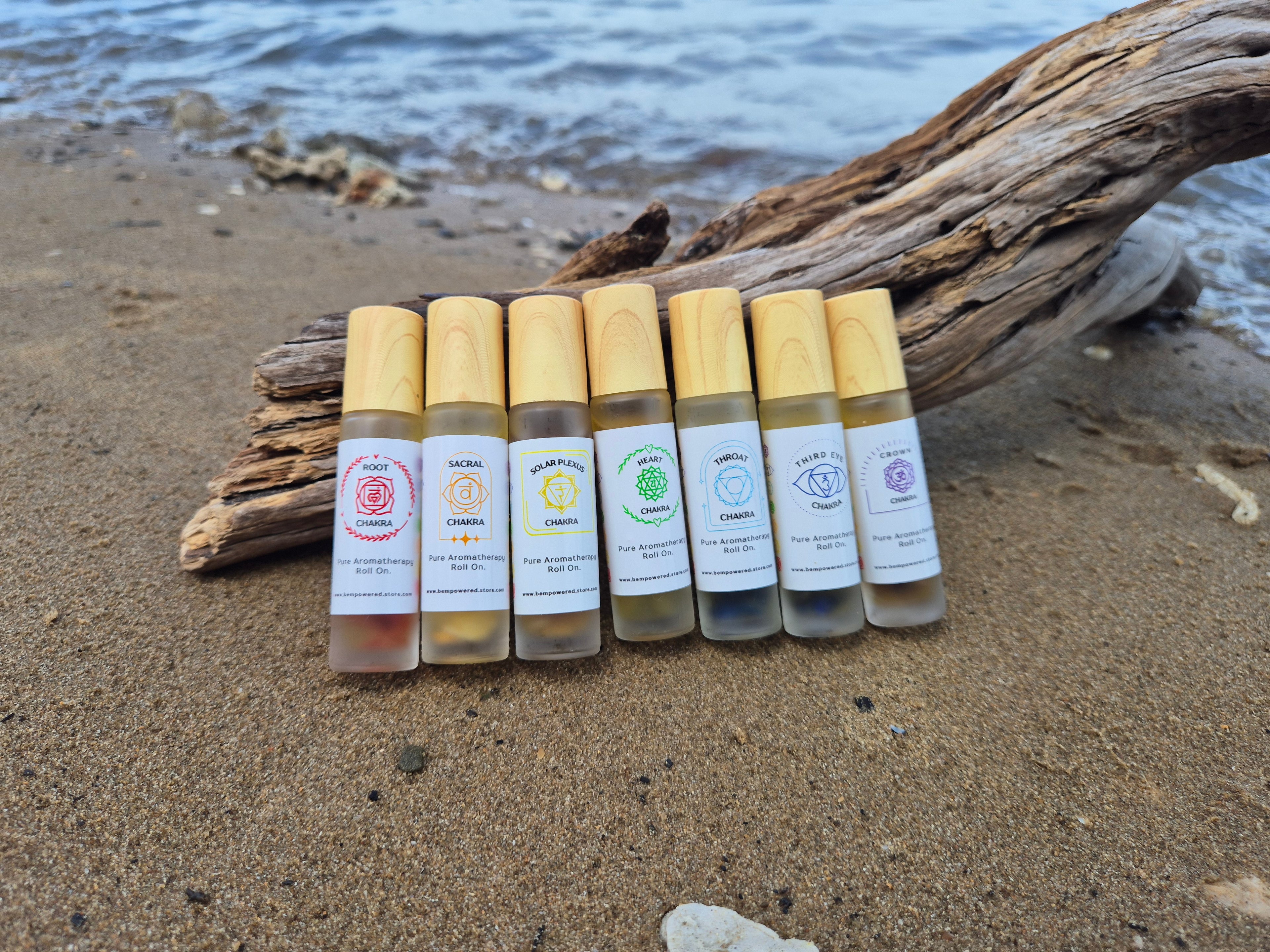 Chakra Roll-On Set of seven 10ml roller bottles