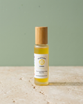 Solar Plexus Chakra Roll-On Blend on sage background
